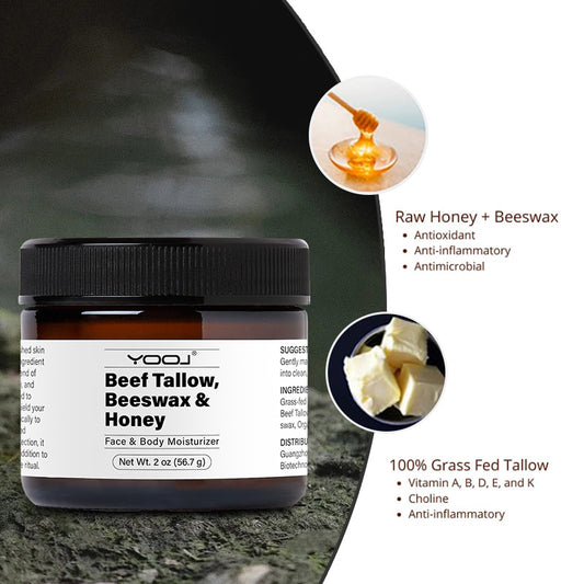 Beef Tallow Beeswax And Honey Cream Beef Tallow