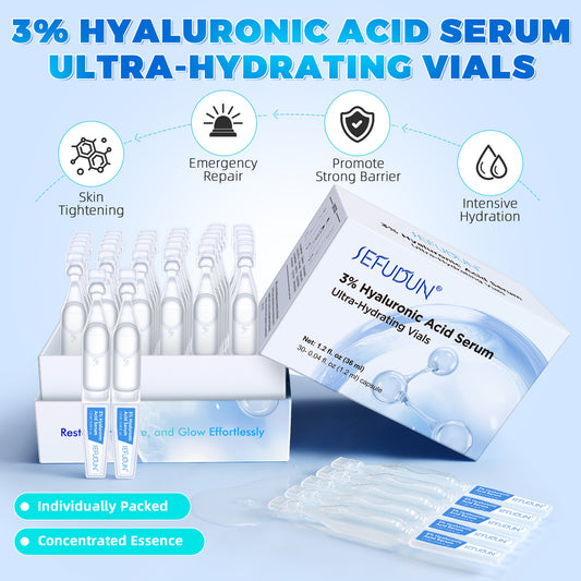 Cross-border Explosions SEFUDUN Hyaluronic Acid Throw Essence Hydrating Moisturizing Soothing Skin Throw Essence 30p